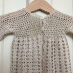 Handvirkad Dopklänning