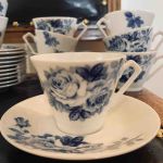 Kaffeservis 12 koppar med fat