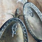 Paret lampetter metall