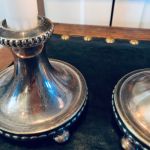 Paret ljusstakar nysilver