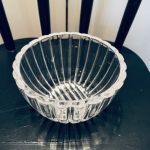 Glasskål ribbat glas