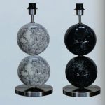 Lampfot Bertone - marmor - 2 färger