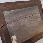 Äldre tavla Ytterby Kyrkoruin - Eget tryck fr 1925