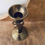 Ljusstake mässing rosett