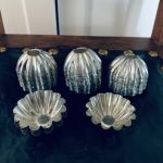 Set med 38 st chokladformar metall