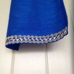 Vintage Klänning Thaisiden skräddarsydd 1965