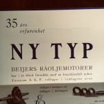 Reklamblad Beijers Motorfabrik