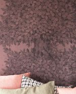 Tyg - Hassel - Viola Gråsten - 100% Linne HANDTRYCK