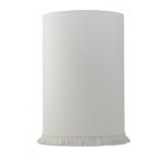 Lampskärm Carolin Cylindrisk med frans - 2 storlekar - 2 färger - flera fransfärger