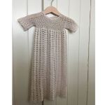 Handvirkad Dopklänning