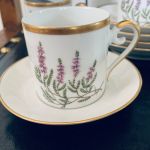 Set med 5 st koppar m fat - Hackefors Ljung