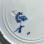 Set med 5 st assietter Ridgway Hawthornden - 1800-tal