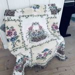 Pläd med vackra färger 120*144 cm