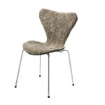 Stolsöverdrag Fårskinn - modell Mina