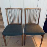 Set med 4 st 60-talsstolar