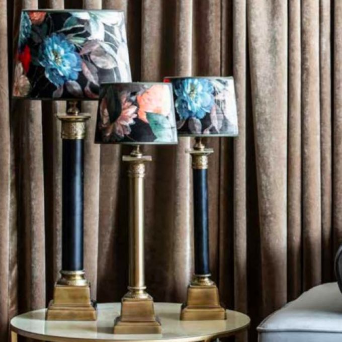 Lampfot och Golvlampa Boscolo - 3 storlekar - 3 färger