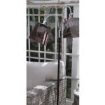 Tvåarmad golvlampa \"ormlampa\"