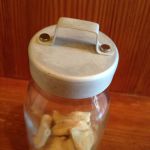 Liten glasburk m lock