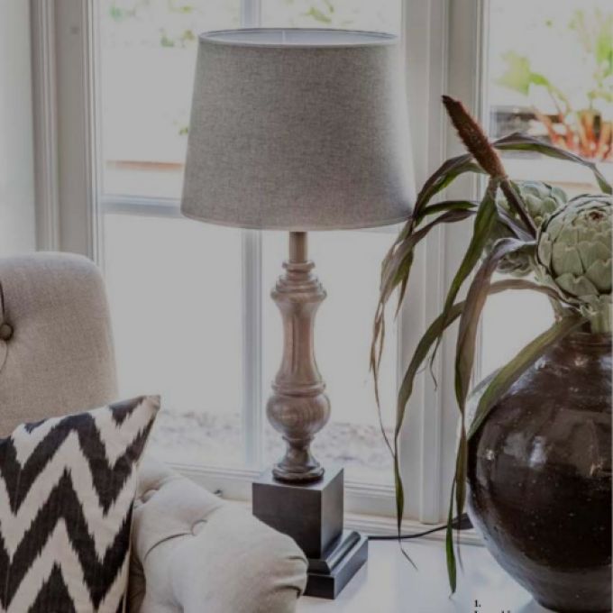 Lampfot Trä Kingstone - 2 färger