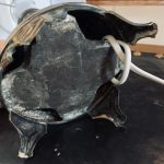 Bordslampa nysilver - ny sladd