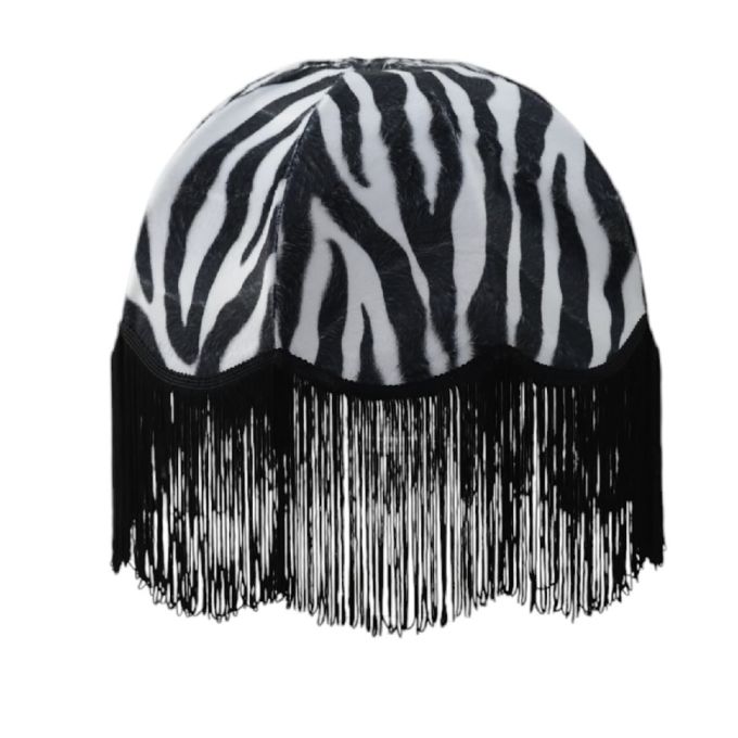 Lampskärm Zebra - både för tak och bord - 2 storlekar - 2 färger