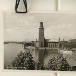 Vykort Stockholm Svartvitt - set med 4 st