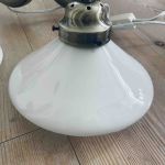 Paret vägglampor med skomakarskärm