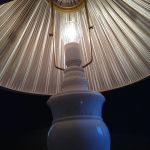 Bordslampa Alabaster m ny skärm