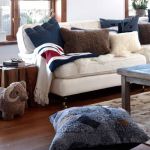 Pieces Fårskinnskudde Spillbitar 70*70 cm