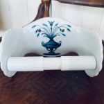 Pappersrullehållare porslin - Les Bains Décorés