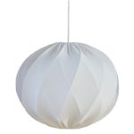 Taklampa Twister Rund Stretchtyg Lyx - 3 storlekar - 7 färger