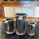 Tre tennmått stämpel