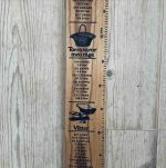 Gamla Mått och Vikter - Träbricka