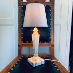 Bordslampa i marmor - ny sladd