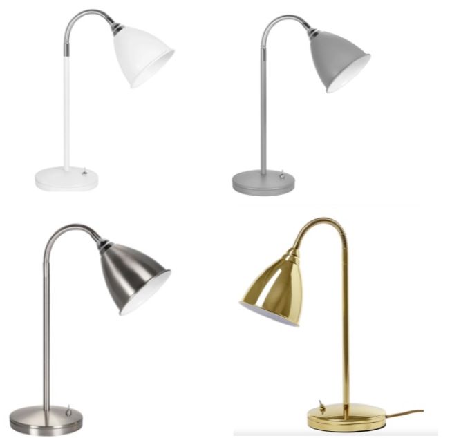 Bordslampa SMÖGEN - 6 färger