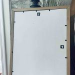 Tavla med träram Hackspett