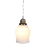 Taklampa Selma - frostat glas