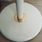 Golvlampa Metall Svart Skärm