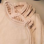 Set med 12 linneservetter