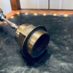 Unik ljusstake av hästvagnsdel