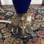 Bordslampa metall och keramik - ny sladd