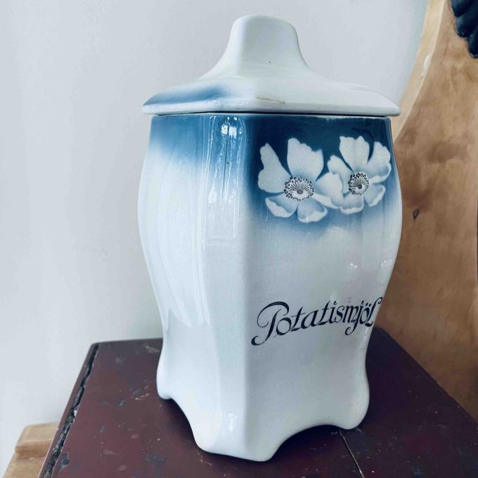 Potatismjöl porslinsburk Gefle