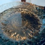 Set med 12 glastallrikar - dia 20,4 cm