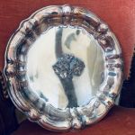 Rund bricka nysilver