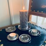 Set med 5 st ljusbrickor