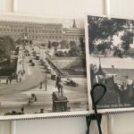 Vykort Stockholm Svartvitt - set med 4 st