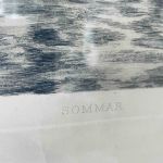 Originaletsning på koppar af E Åberg "Sommar"