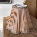 Skärm med toppringfäste - aprikos