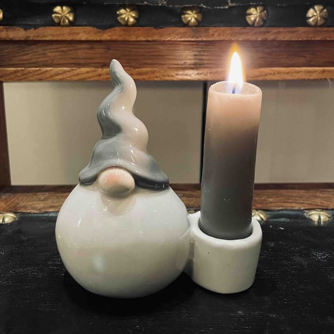 Tomteljusstake keramik