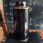 Stort keramikkrus m metallband